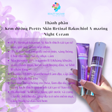  Kem dưỡng ẩm, phục hồi, trẻ hóa làn da Pretty Skin Retinal Bakuchiol Amazing Night Cream - Hàn Quốc 30ml 