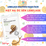  Mặt nạ Hàn Quốc trắng da cấp ẩm giảm mụn phục hồi da Lebelage Solution Mask Pack 