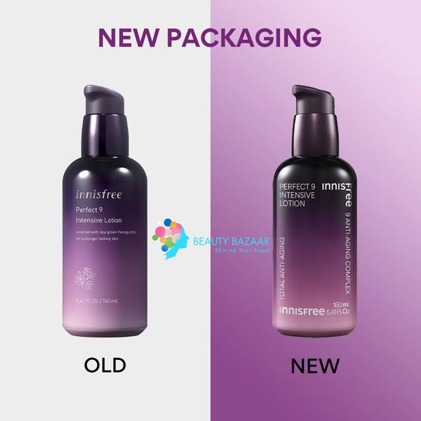  Sữa dưỡng chống lão hóa Innisfree Perfect 9 Intensive Lotion EX 160ml 