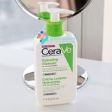  Sữa Rửa Mặt Sạch Sâu Dành Cho Da Khô CeraVe Hydrating Facial Cleanser (bản Pháp) 236ml 