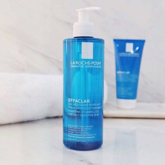  Sữa Rửa Mặt Dạng Gel Cho Da Dầu Mụn La Roche-Posay Effaclar Gel Moussant 400ml 
