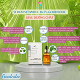  Serum Vitamin C dưỡng sáng mờ thâm nám Vitamin C 16,5% GoodnDoc Whitening Serum Mmall chính hãng 30ml 