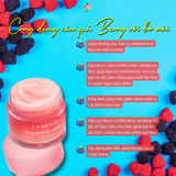  Mặt nạ môi dưỡng ẩm giảm khô thâm môi Laneige Lip Sleeping Mask Berry 20g 