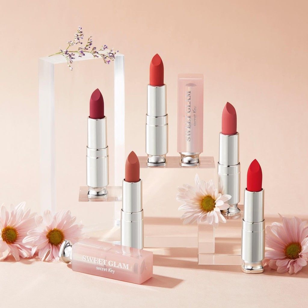  [SALE ĐẬM SÂU] Son Thỏi Lì Secret Key Sweet Glam The Fit Lipstick 3.5g 
