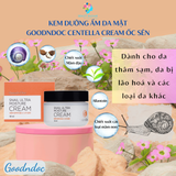  Kem dưỡng ẩm da mặt GoodnDoc Centella Cream Rau má - Ốc sên - Lô hội Chính hãng Hàn Quốc 120g 
