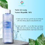  Nước tẩy trang Nature Republic Cleansing Water tẩy trang mắt môi mặt cho da dầu mụn da nhạy cảm da khô 500m 