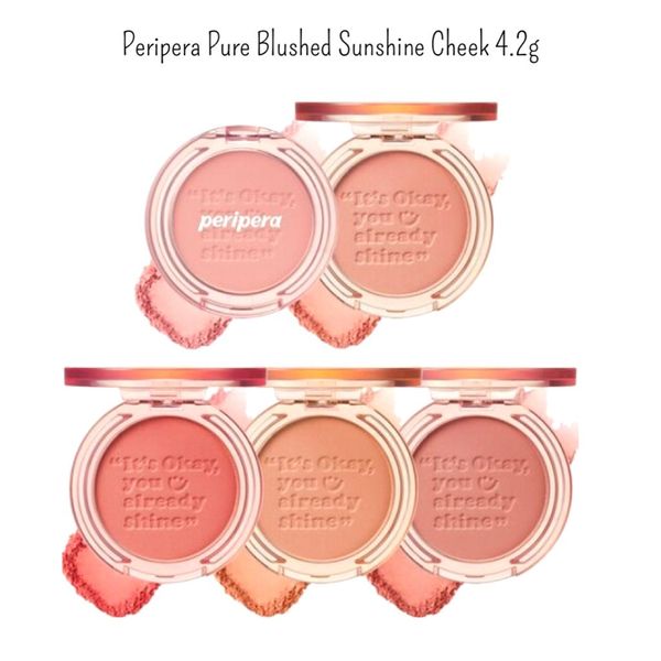  (NEW) Phấn Má Hồng Peripera Pure Blushed Sunshine Cheek 