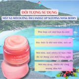  Mặt nạ ngủ môi dưỡng ẩm giảm khô thâm môi Laneige Lip Sleeping Mask Berry 3g 