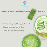  Gel lô hội dưỡng ẩm Nature Republic Soothing & Moisture Aloe Vera 92% gel nha đam - Hàn Quốc 300ml 