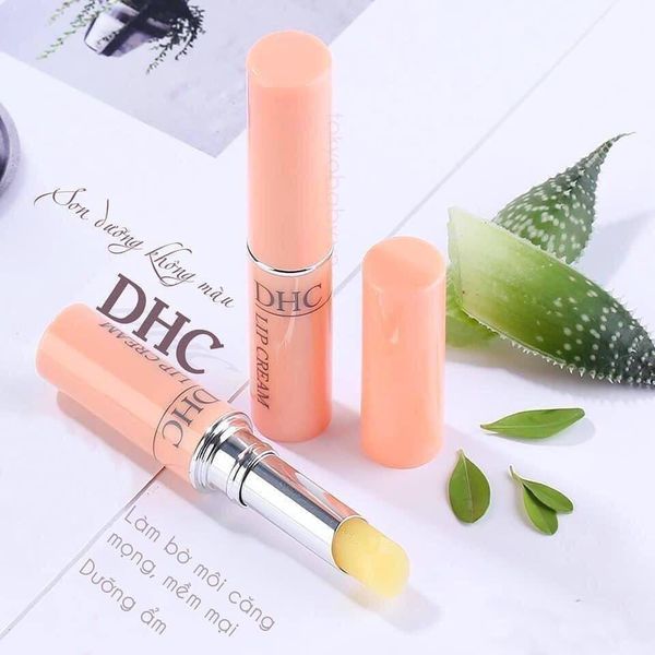  Son Dưỡng Môi DHC Lip Cream Không Màu Hỗ Trợ Giảm Thâm Môi 