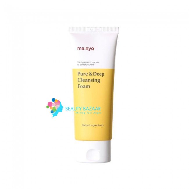  [TÁCH SET NO BOX] Sữa Rửa Mặt Tạo Bọt Sạch Sâu Da Ma:nyo Pure & Deep Cleansing Foam 120ml 