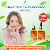  Serum Vitamin C dưỡng sáng mờ thâm nám Vitamin C 16,5% GoodnDoc Whitening Serum Mmall chính hãng 30ml 