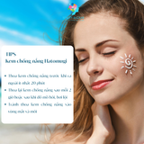  Kem chống nắng Hatomugi nâng tone da dầu mụn da khô chống nắng phổ rộng da mặt và body Nhật Bản 70g 80g 