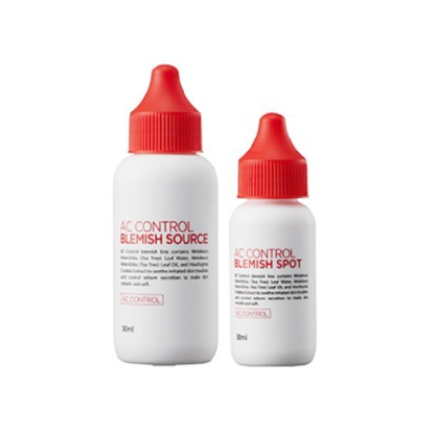  Combo Cho Da Mụn - Dung dịch ức chế mụn & Kem chấm mụn GoodnDoc AC Control Blemish Source & Spot - GDCB1 (1 đánh giá) 