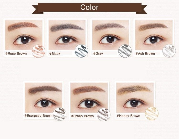  (Mẫu mới) Chì kẻ mày Innisfree Auto Eyebrow Pencil 