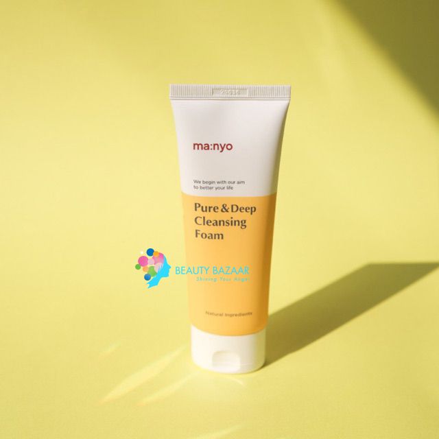  [TÁCH SET NO BOX] Sữa Rửa Mặt Tạo Bọt Sạch Sâu Da Ma:nyo Pure & Deep Cleansing Foam 120ml 