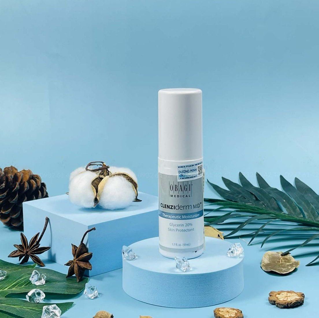  [HÀNG ORDER 3-7 NGÀY] Kem Dưỡng ẩm Phục Hồi Da Mụn Obagi CLENZIderm MD Therapeutic Moisturizer 50ml 