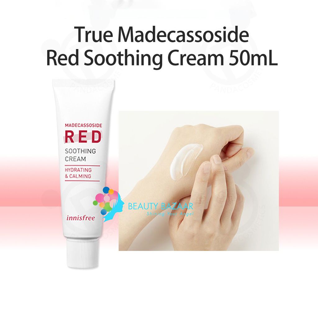  [SALE GẤP] Kem Dưỡng Cấp ẩm & Làm Dịu Da Innisfree Madecassoside Red Soothing 50ml 