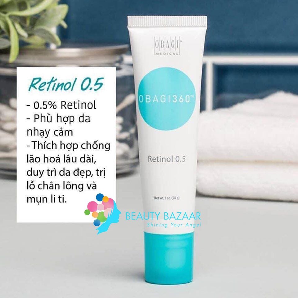  [HÀNG ORDER 3-7 NGÀY] Kem Dưỡng Obagi Retinol Trẻ Hóa Làn Da, Ngừa Mụn 28g 