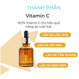  COMBO SERUM GOODNDOC VITAMIN C 16,5% DƯỠNG SÁNG MỜ THÂM NÁM VÀ TINH CHẤT B5 GOODNDOC HYDRA DƯỠNG ẨM PHỤC HỒI BỀ MẶT DA chính hãng 30ml 