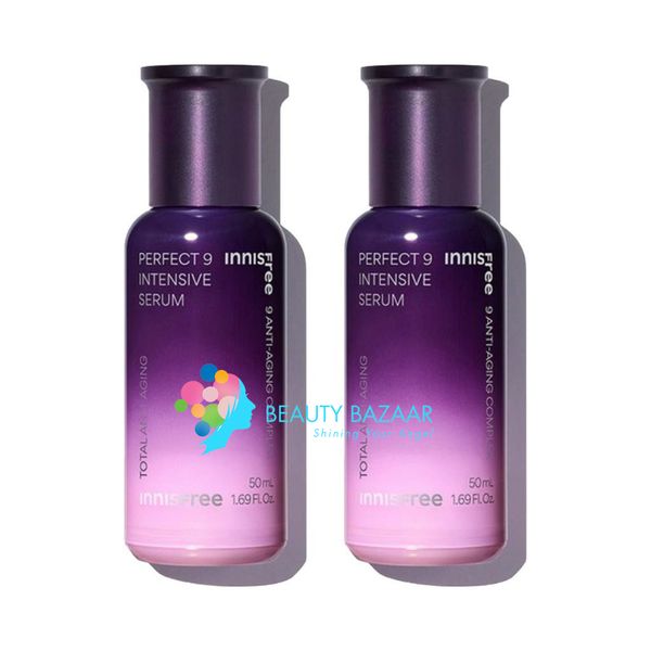 (Mẫu 2022) Tinh chất chống lão hóa Innisfree Perfect 9 Intensive Serum 50ml 