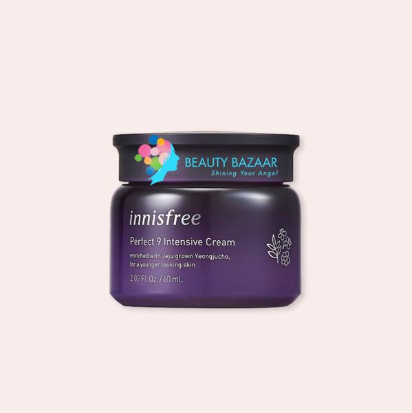  (Mẫu mới) Kem Dưỡng Chống Lão Hóa Innisfree Perfect 9 Intensive Cream 60ml 