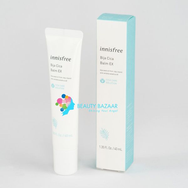  Kem Dưỡng dạng Gel Giảm Mụn, Làm Dịu Da Kích Ứng Innisfree Bija Cica Balm Ex 40ml 