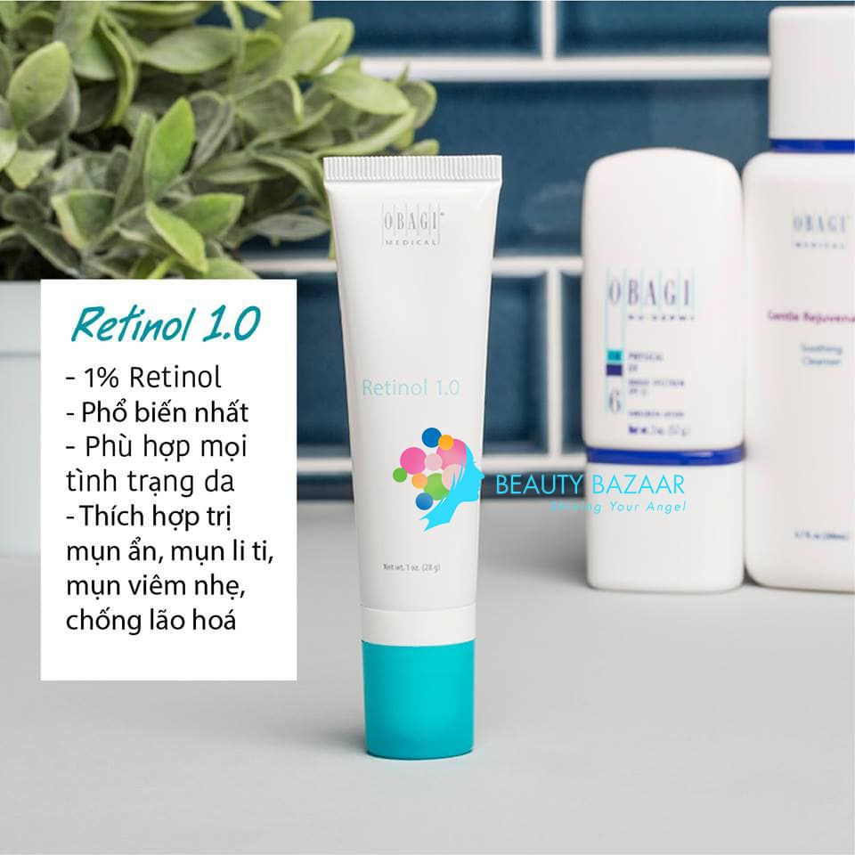  [HÀNG ORDER 3-7 NGÀY] Kem Dưỡng Obagi Retinol Trẻ Hóa Làn Da, Ngừa Mụn 28g 