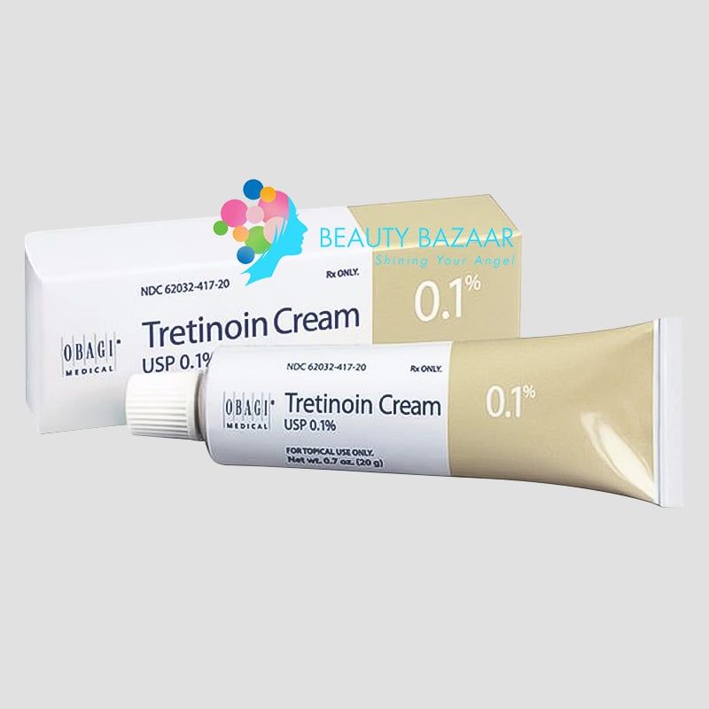  [HÀNG ORDER 5 - 7 NGÀY] Kem Dưỡng Trị Mụn Mờ Thâm Nám Cho Da Obagi Tretinoin 0.1% 20g 