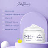  Combo Dưỡng Trắng Da Ichi Beauty Chiết Xuất Cam Nhật Bản Yuzu gồm Kem Dưỡng 40ml và Sữa Rửa Mặt 120g và Tẩy Da Chết 120g 