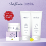  Combo Dưỡng Trắng Da Ichi Beauty Chiết Xuất Cam Nhật Bản Yuzu gồm Kem Dưỡng 40ml và Sữa Rửa Mặt 120g và Tẩy Da Chết 120g 