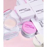  Phấn Phủ Nén Có Nhũ Kiềm Dầu About Tone Glow Powder Pact 8g (Hồng) 