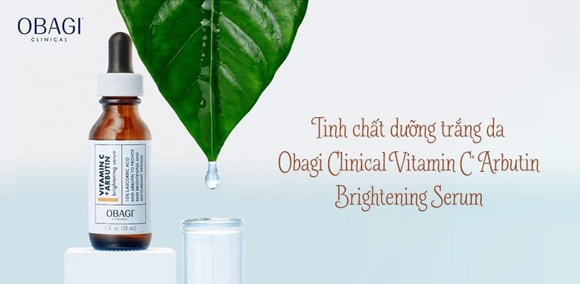  [HÀNG ORDER 3-7 NGÀY] Tinh Chất Dưỡng Trắng Da OBAGI CLINICAL Vitamin C+ Arbutin Brightening Serum 30ml 