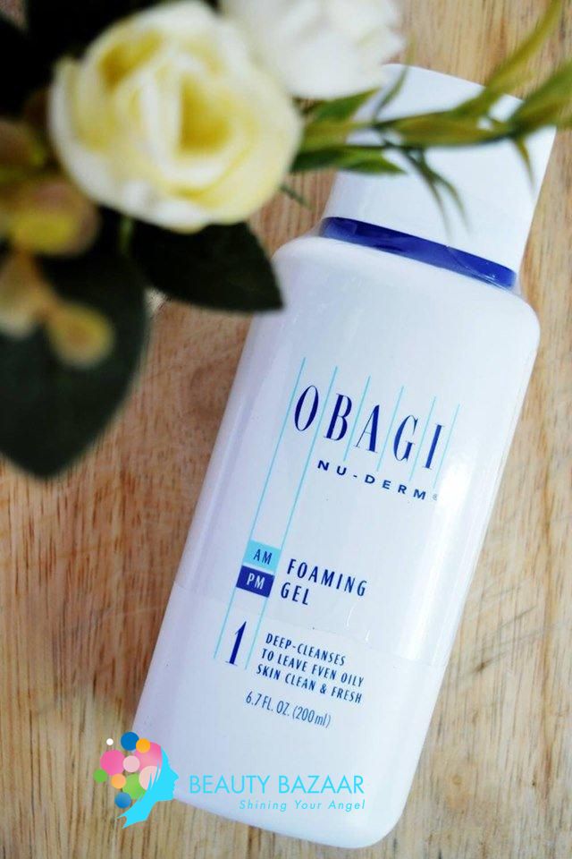  [HÀNG ORDER 3-7 NGÀY] Sữa Rửa Mặt Tạo Bọt Dạng Gel Cho Da Dầu Obagi Nu-derm Foaming Gel #1 200ml 
