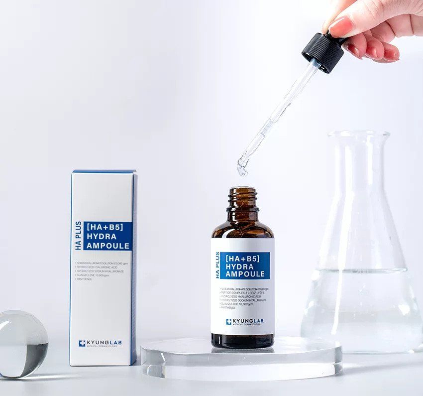  Tinh Chất Căng Bóng Da Kyung Lab HA Plus [HA + B5] Hydra Ampoule 50ml 