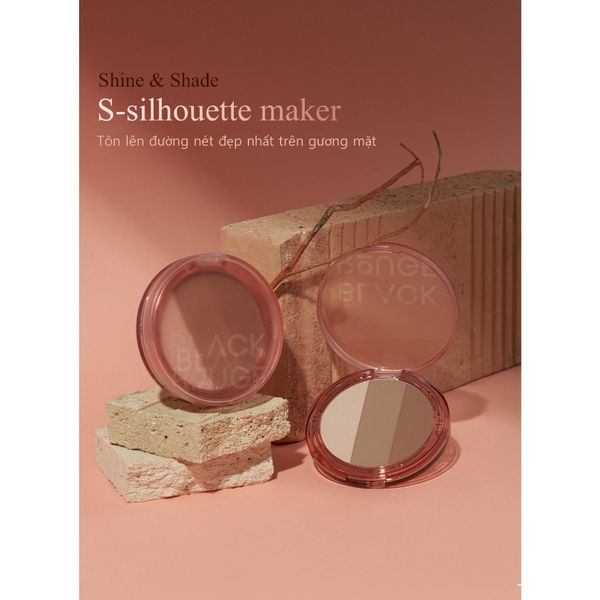  (NEW) Phấn Highlight Và Tạo Khối Black Rouge Up And Down Triple Contouring 