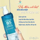  Sữa rửa mặt PrettySkin rau má Jeju Cica và Multi Hydra B5 phục hồi cấp ẩm làm sạch sâu cho da dầu mụn, da khô 