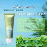  Sữa rửa mặt PrettySkin rau má Jeju Cica và Multi Hydra B5 phục hồi cấp ẩm làm sạch sâu cho da dầu mụn, da khô 