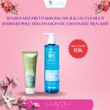  Sữa rửa mặt PrettySkin rau má Jeju Cica và Multi Hydra B5 phục hồi cấp ẩm làm sạch sâu cho da dầu mụn, da khô 