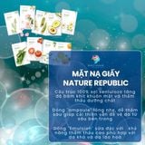  Mặt nạ giấy Nature Republic Hàn Quốc Real Nature Mask cấp ẩm dưỡng trắng phục hồi da chính hãng 25ml 