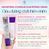  Kem retinol KyungLab Alab Retinol Cream dưỡng ẩm phục hồi da chống lão hoá 30ml Hàn Quốc 