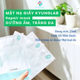  Mặt nạ giấy Kyunglab Repair và Retinol Peptide Mask dưỡng trắng phục hồi và tái tạo da Hàn Quốc 25ml 