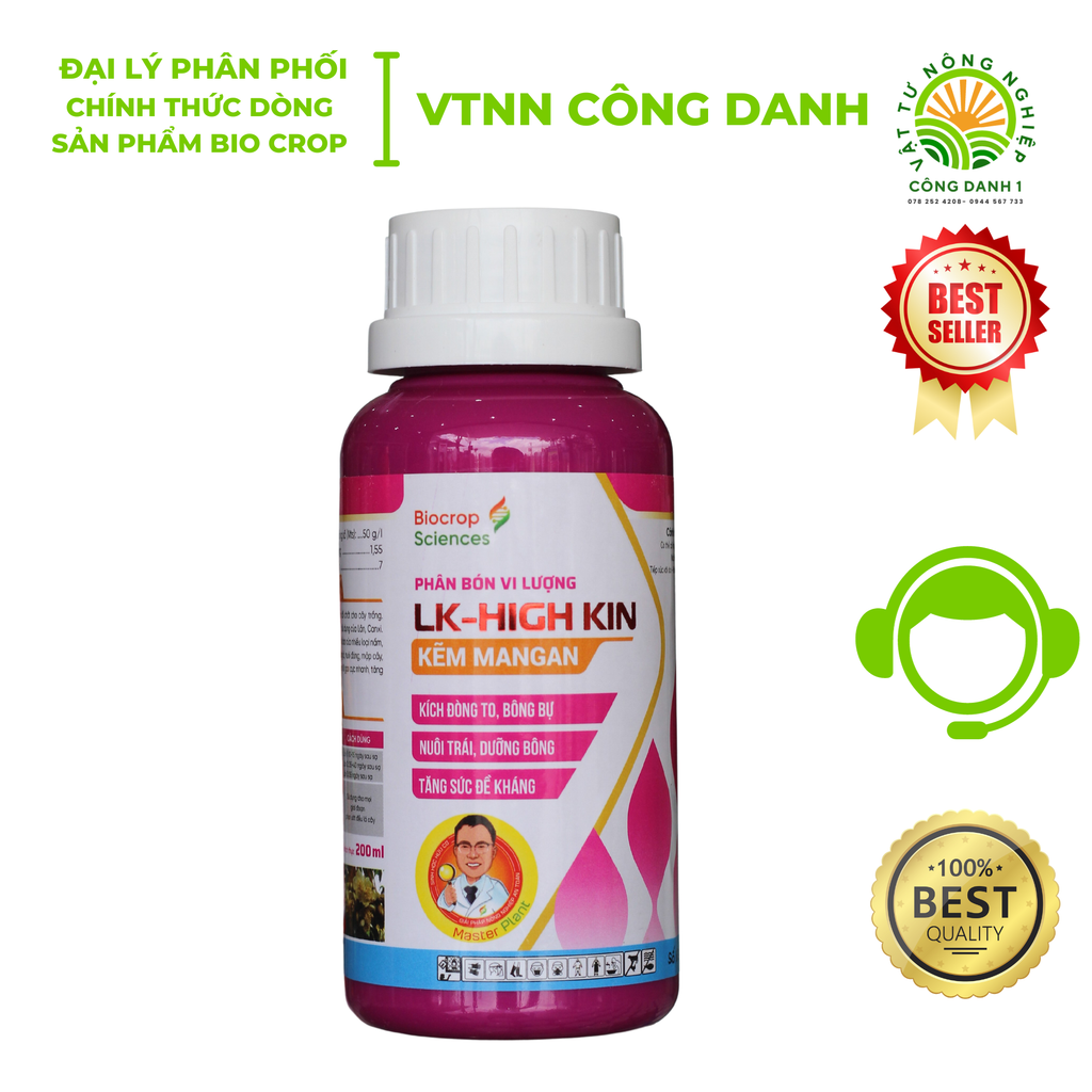 Phân bón vi lượng LK-HIGH KIN của Biocrop Sciences – Vật tư nông nghiệp ...
