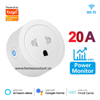 Ổ Cắm Wifi Zigbee Tuya Đo Công Suất Tiêu Thụ 20A OC06