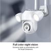 Camera Chống Trộm Tích Hợp Đèn Pha Siêu Nét Wifi Tuya TY05 (5 Megapixel)