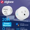 Ổ Cắm Wifi Zigbee Tuya Đo Công Suất Tiêu Thụ 20A OC06