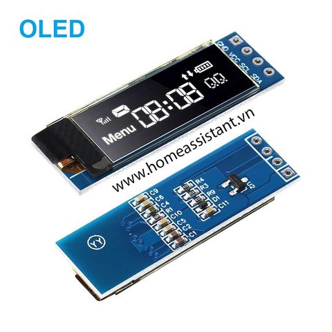  Màn hình Oled 0.91 Inch I2C IIC SSD1306 