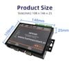 Bộ Định Tuyến Đa Cổng Ethernet RS232 RS485 RS422 Modbus Elfin HF5122 (Hỗ trợ HomeAssistant) Hass PLC