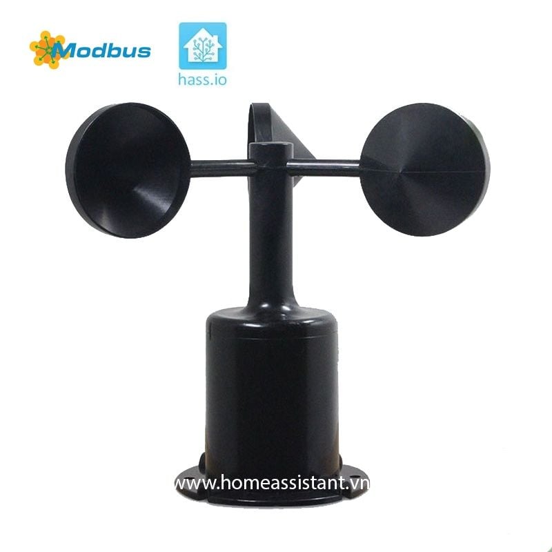 Cảm Biến Tốc Độ Gió Modbus RS485 Vận Tốc Gió WS01 (Hỗ trợ HomeAssistant) Hass