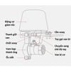 Van Nước Xoay Tay Gạt Điện 12V VN01